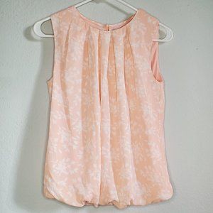 NWOT Pink Floral Blouse